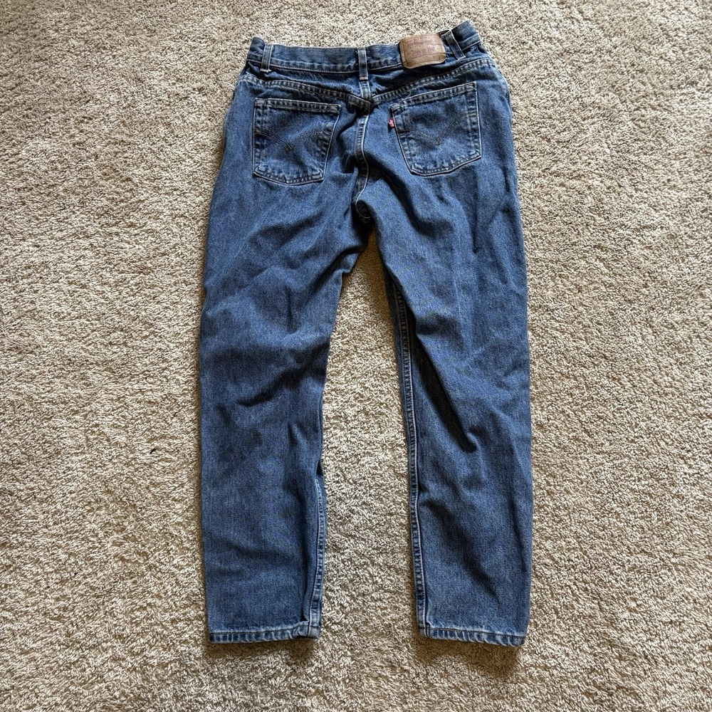 Vintage Y2K Levi's 550 Tapered Leg Relaxed Fit Women's Jeans 30x27‎